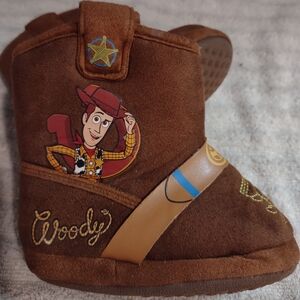 Disney Toy Story Woody Soft Slipper Kids Boots. Size 5-6